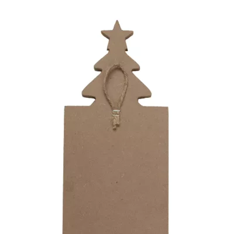 Northlight 31.5 In Green Christmas Tree And Red Star Christmas Yard Art