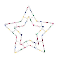 Northlight 16in Prelit Star Christmas Window Decor