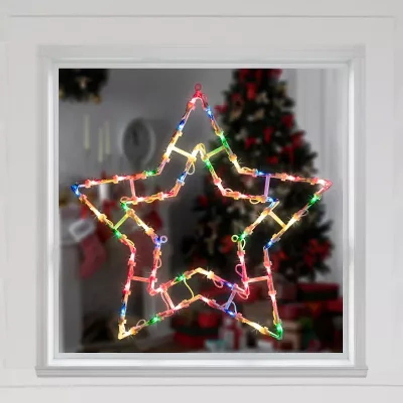 Northlight 16in Prelit Star Christmas Window Decor