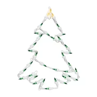 Northlight Lighted Tree Christmas Window Decor