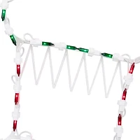 Northlight Lighted Stocking Christmas Window Decor