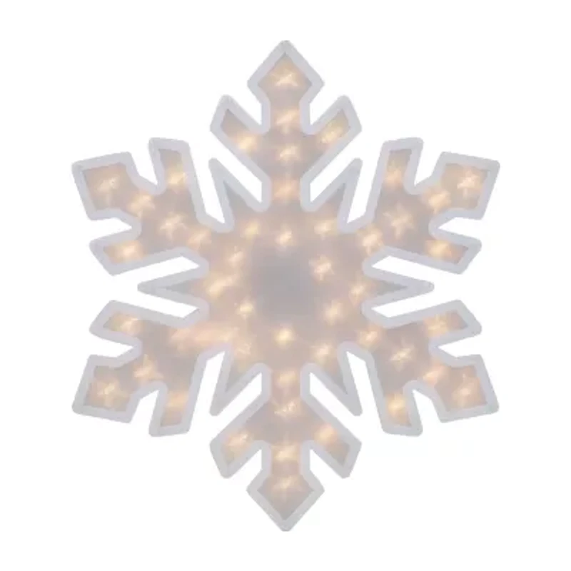 Northlight 20in Prelit Snowflake Christmas Window Decor