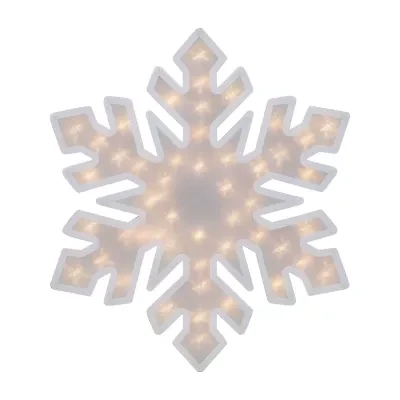 Northlight 20in Prelit Snowflake Christmas Window Decor