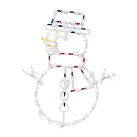 Northlight Lighted Snowman Christmas Window Decor