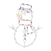 Northlight Lighted Snowman Christmas Window Decor
