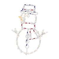Northlight Lighted Snowman Christmas Window Decor