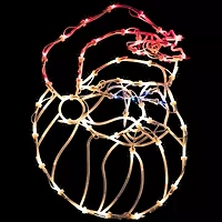 Northlight 18in Prelit Santa Claus Christmas Window Decor