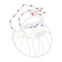 Northlight 18in Prelit Santa Claus Christmas Window Decor