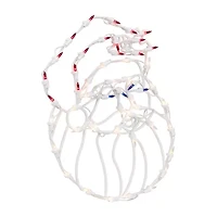 Northlight 18in Prelit Santa Claus Christmas Window Decor