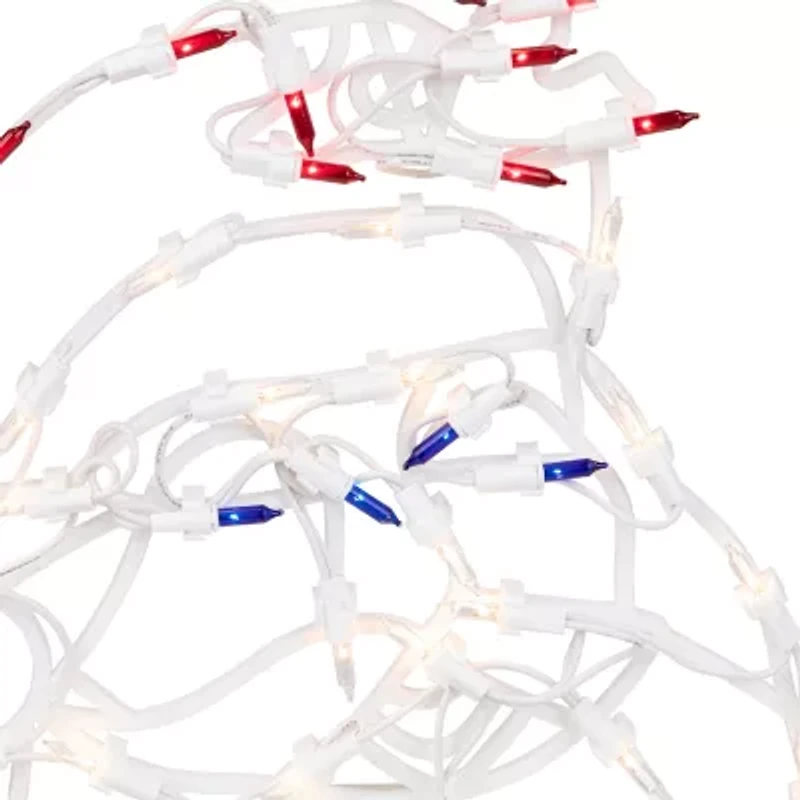 Northlight 18in Prelit Santa Claus Christmas Window Decor