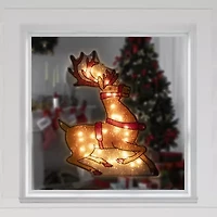 Northlight 18in Prelit Reindeer Christmas Window Decor