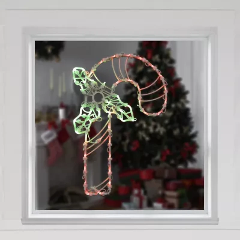 Northlight Led Candy Cane Christmas Window Decor