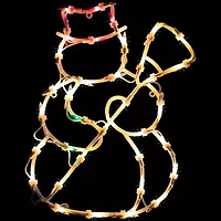 Northlight Lighted Snowman Christmas Window Decor