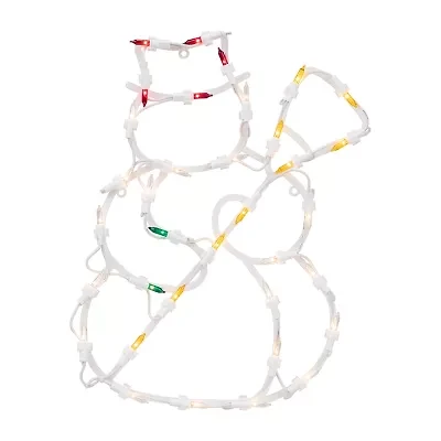 Northlight Lighted Snowman Christmas Window Decor