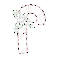 Northlight Lighted Candy Cane Christmas Window Decor