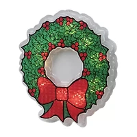 Northlight Lighted Wreath Christmas Window Decor