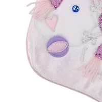 21'' Light Pink Baby's First Christmas Velveteen Snowmen Christmas Stocking