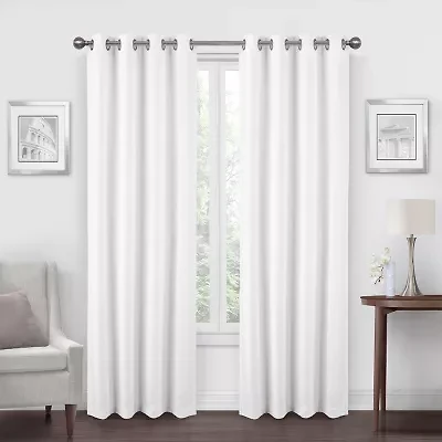 Regal Home Dimensions Solid Grommet Top Energy Saving Blackout Single Curtain Panel