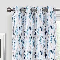 Regal Home Dimensions Leaf Grommet Top Energy Saving Blackout Single Curtain Panel