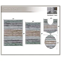 Home Weavers Inc Impression 4-pc. Bath Rug Set