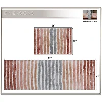 Home Weavers Inc Impression 2-pc. Bath Rug Set