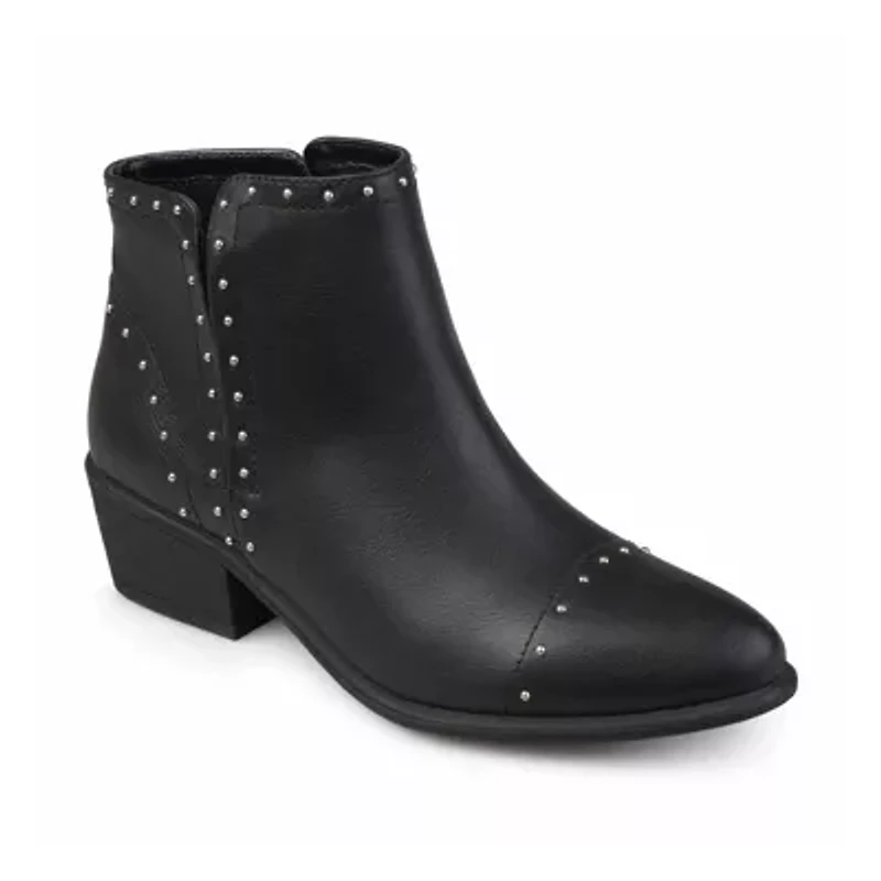 Journee Collection Womens Gypsy Block Heel Booties