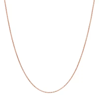 Made Italy Womens 14K Gold 18 Inch Fashion Chain Necklace