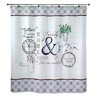 Avanti Modern Farmhouse Shower Curtain
