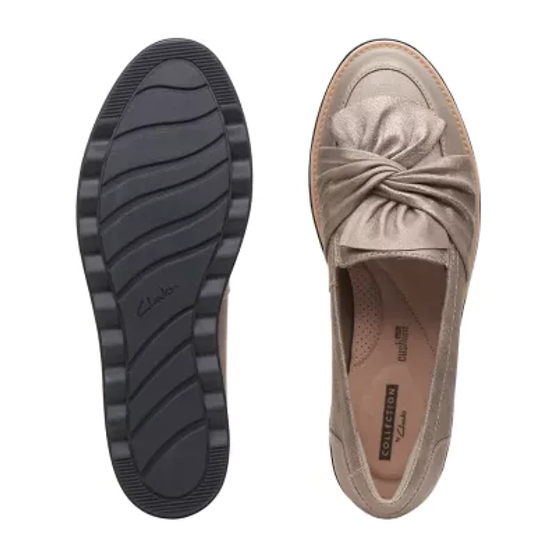 Clarks Womens Sharon Dasher Closed Toe Slip-On Shoe