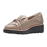 Clarks Womens Sharon Dasher Closed Toe Slip-On Shoe