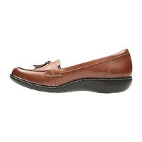 Clarks Ashland Bubble Womens Moc Closed Toe Slip-On Shoe-Wide Width