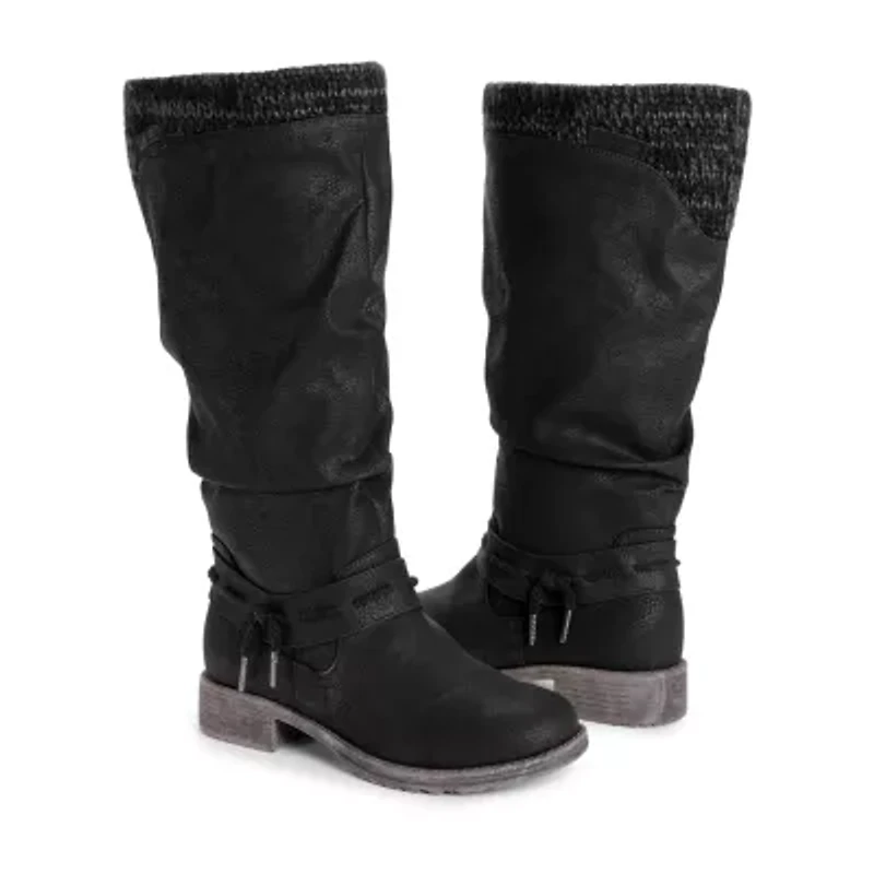 Muk Luks Womens Bianca Beverly Stacked Heel Winter Boots