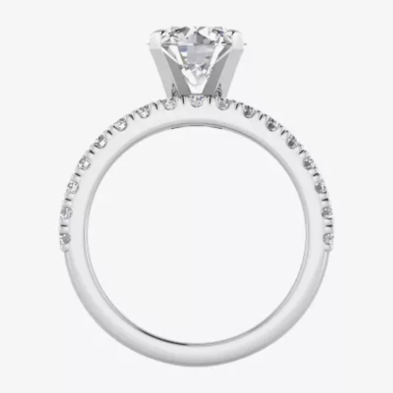 2 1/2 CT. T.W. Lab-Grown (F / VS2) Diamond Round Solitaire Bridal Set 10K or 14K Gold