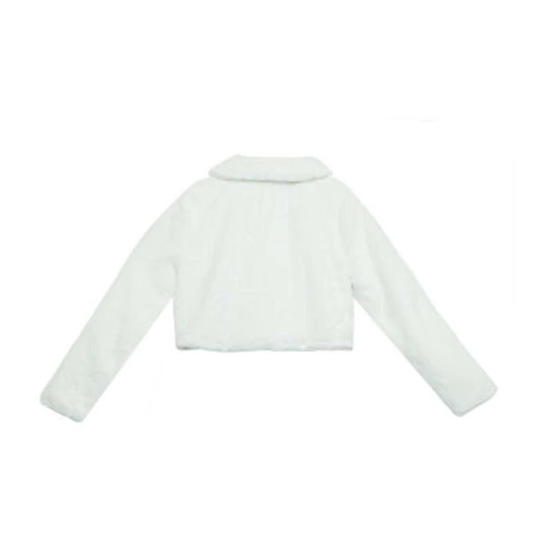 Knit Works Little & Big Kid Girls Faux Fur Midweight Puffer Coat