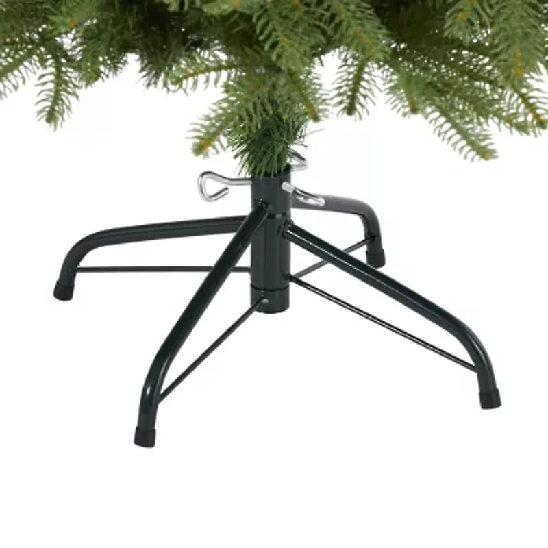 Nearly Natural 4 Foot Natural Look Fir With 814 Bendable Branches And 250 Clear Led Lights Pre-Lit Christmas Tree
