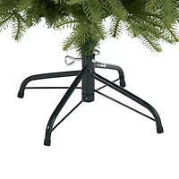 Nearly Natural 4 Foot Natural Look Fir With 814 Bendable Branches And 250 Clear Led Lights Pre-Lit Christmas Tree