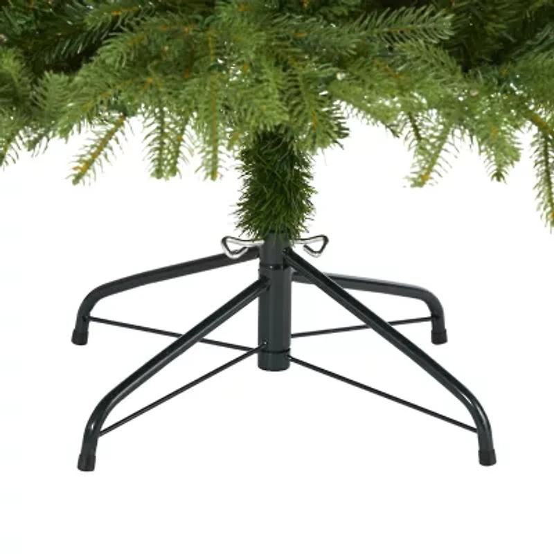 Nearly Natural 6 Foot Natural Look Fir With 1870 Bendable Branches And 350 Clear Led Lights Pre-Lit Christmas Tree
