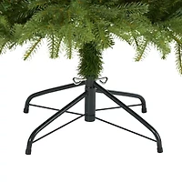 Nearly Natural 6 Foot Natural Look Fir With 1870 Bendable Branches And 350 Clear Led Lights Pre-Lit Christmas Tree