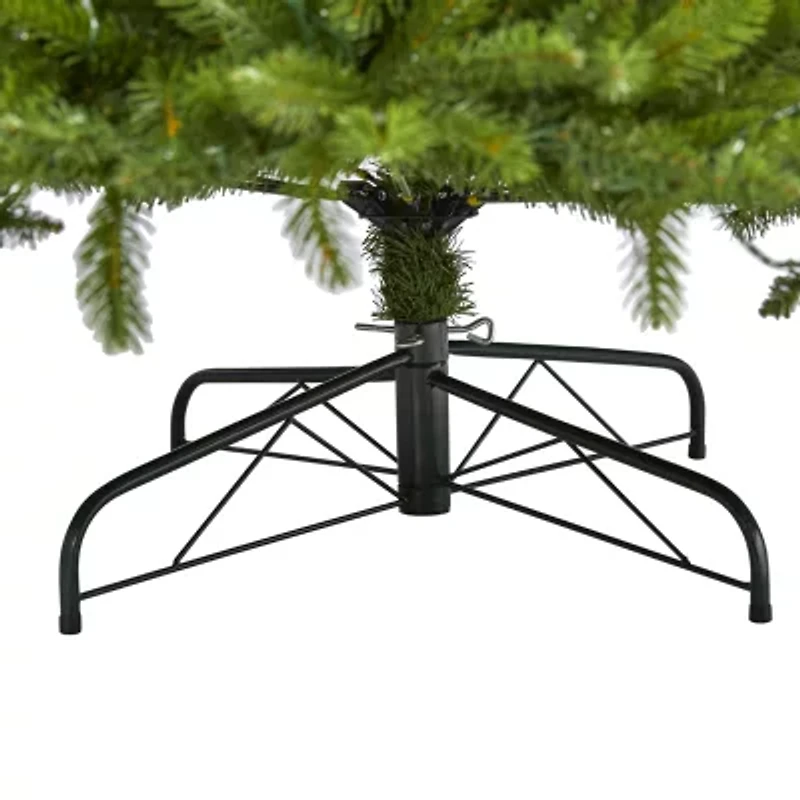 Nearly Natural 9 Foot Natural Look Spruce With 4443 Tips And 1000 Clear Led Lights Pre-Lit Christmas Tree