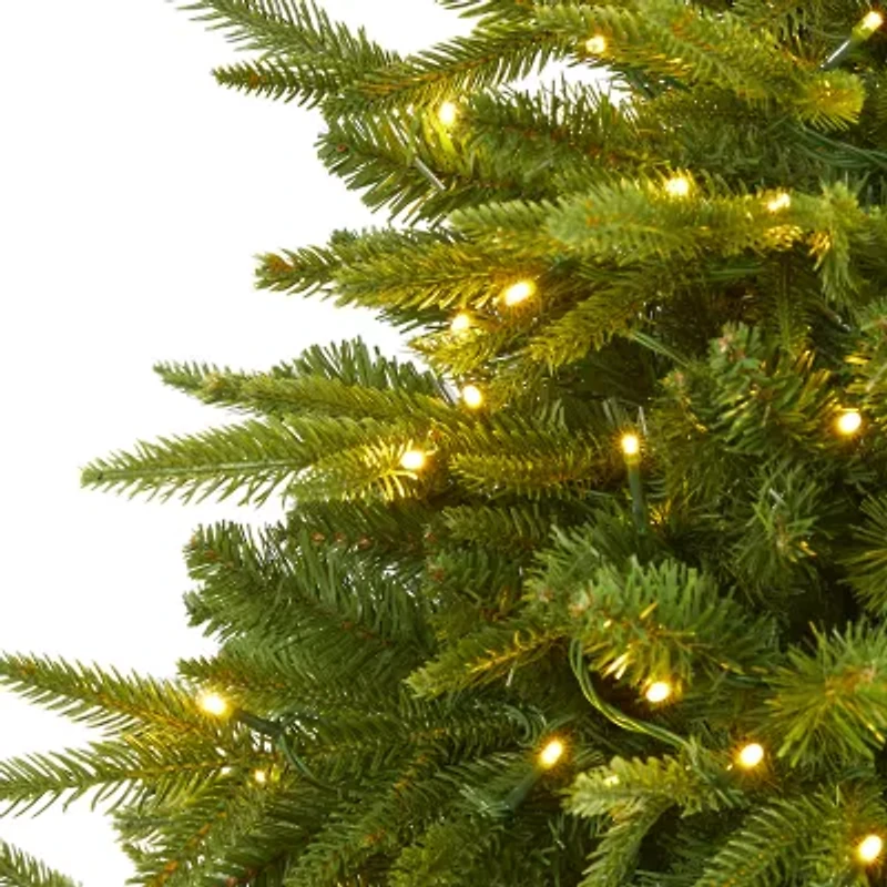 Nearly Natural 5 Foot Fir With 250 Clear Led Lights Pre-Lit Christmas Tree
