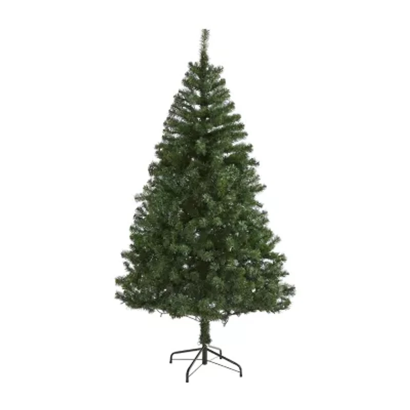Nearly Natural Northern Tip 6 Foot Pine Christmas Tree