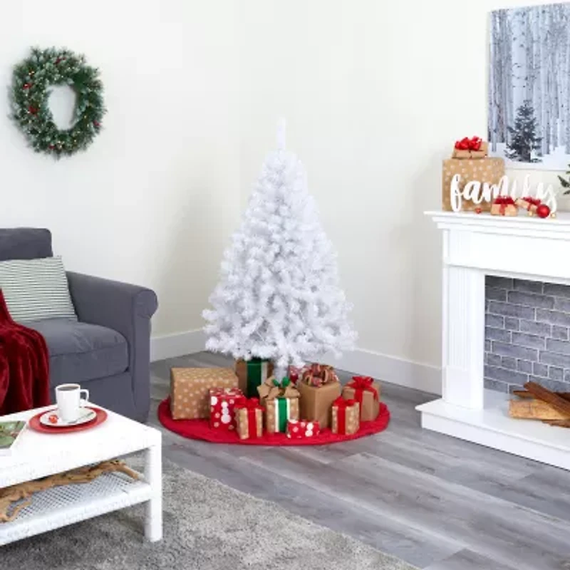 Nearly Natural Foot White Pine With Bendable Branches Christmas Tree