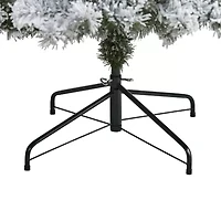 Nearly Natural 8 Foot West Virginia Flocked Fir Christmas Tree