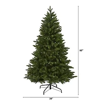 Nearly Natural 5 Foot Fir With 150 Led Lights Pre-Lit Christmas Tree