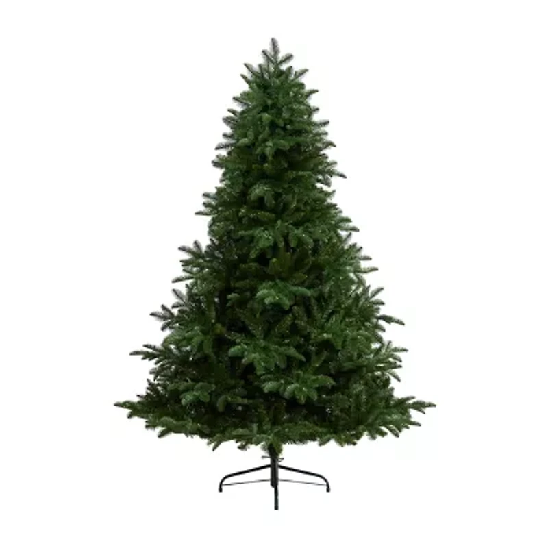 Nearly Natural 6 Foot South Carolina Spruce With 1908 Bendable Branches And 400 White Warm Lights Pre-Lit Christmas Tree