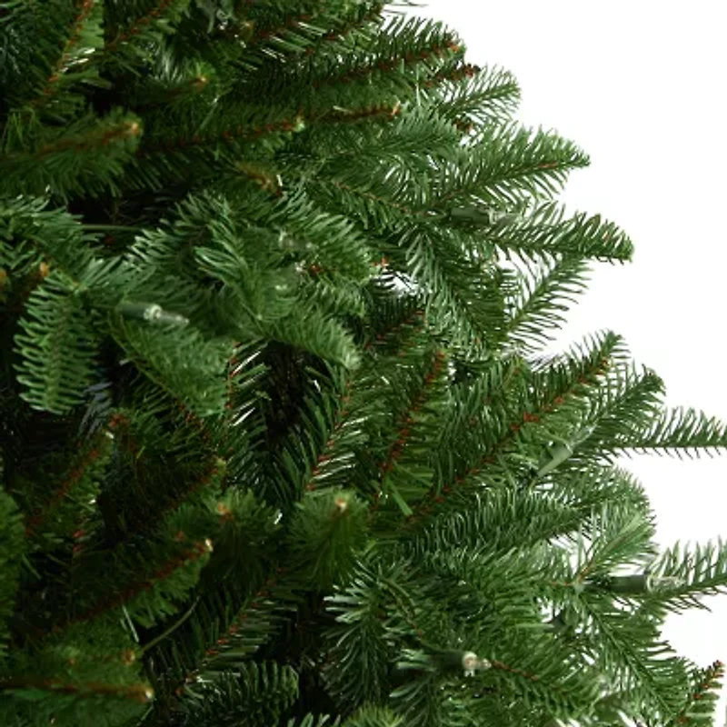Nearly Natural 6 Foot South Carolina Spruce With 1908 Bendable Branches And 400 White Warm Lights Pre-Lit Christmas Tree
