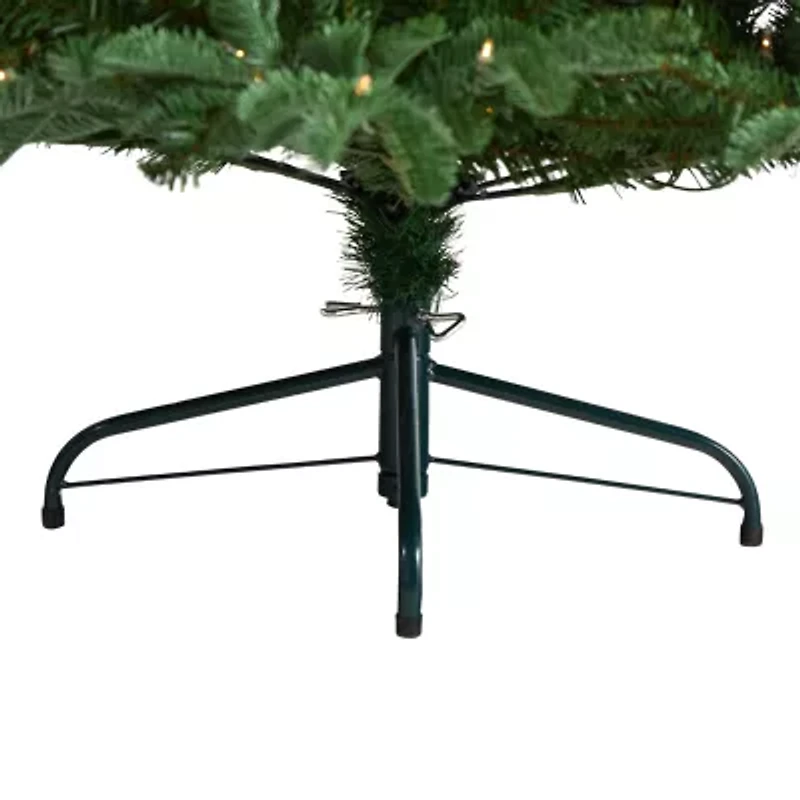 Nearly Natural 6 Foot South Carolina Spruce With 1908 Bendable Branches And 400 White Warm Lights Pre-Lit Christmas Tree