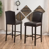 Markson 2-pc. Upholstered Bar Stool