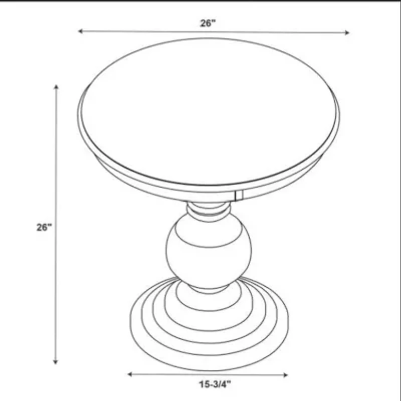 Adkins Round Accent Table