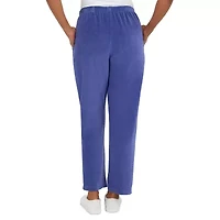 Alfred Dunner The Big Easy Womens Straight Mid Rise Pull-On Pant
